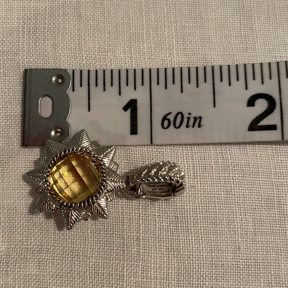 Judith Ripka(new)citrine pendant - Picture 6 of 8